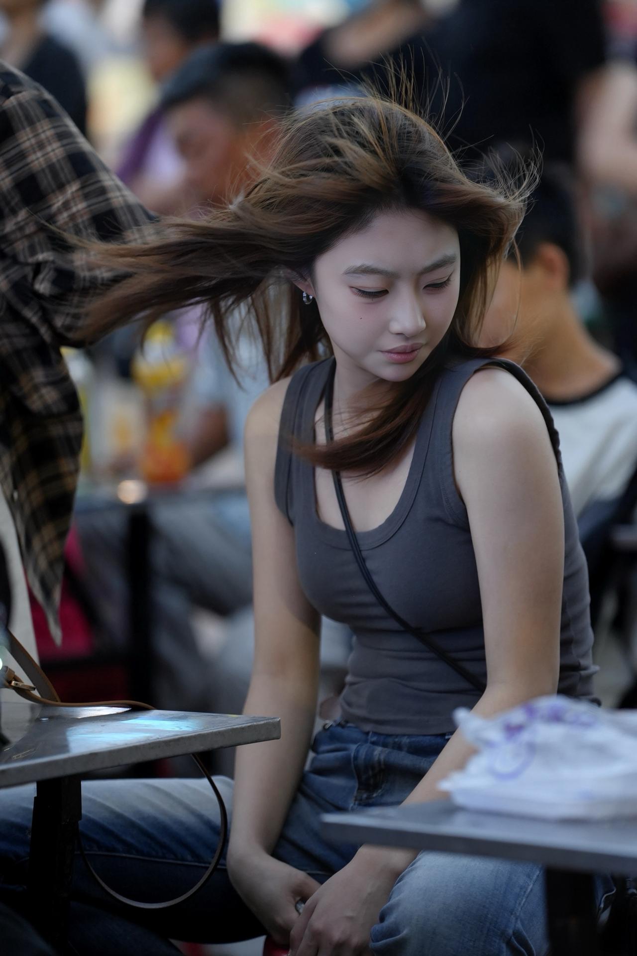 镜头下的青春 清纯甜美运动女孩 夏日颜值美女