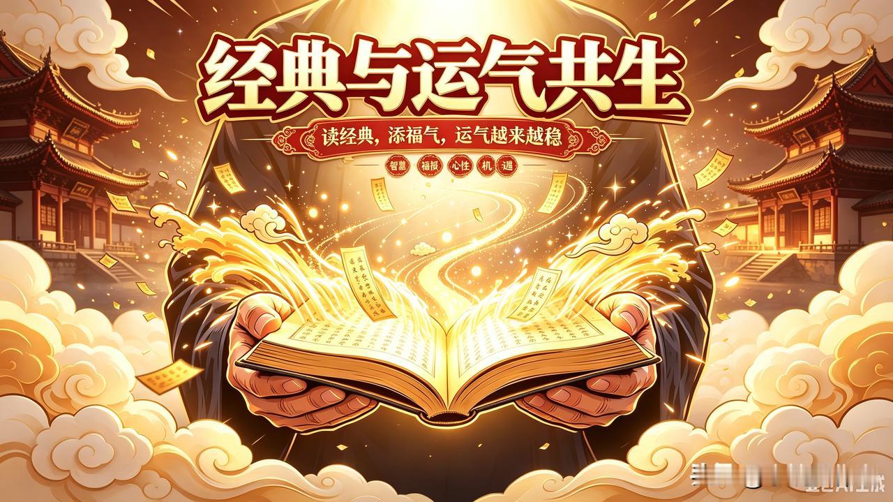 经典与运气共生📖
 
很多人总觉得好运是天上掉下来的馈赠，运气好坏全凭天意、全