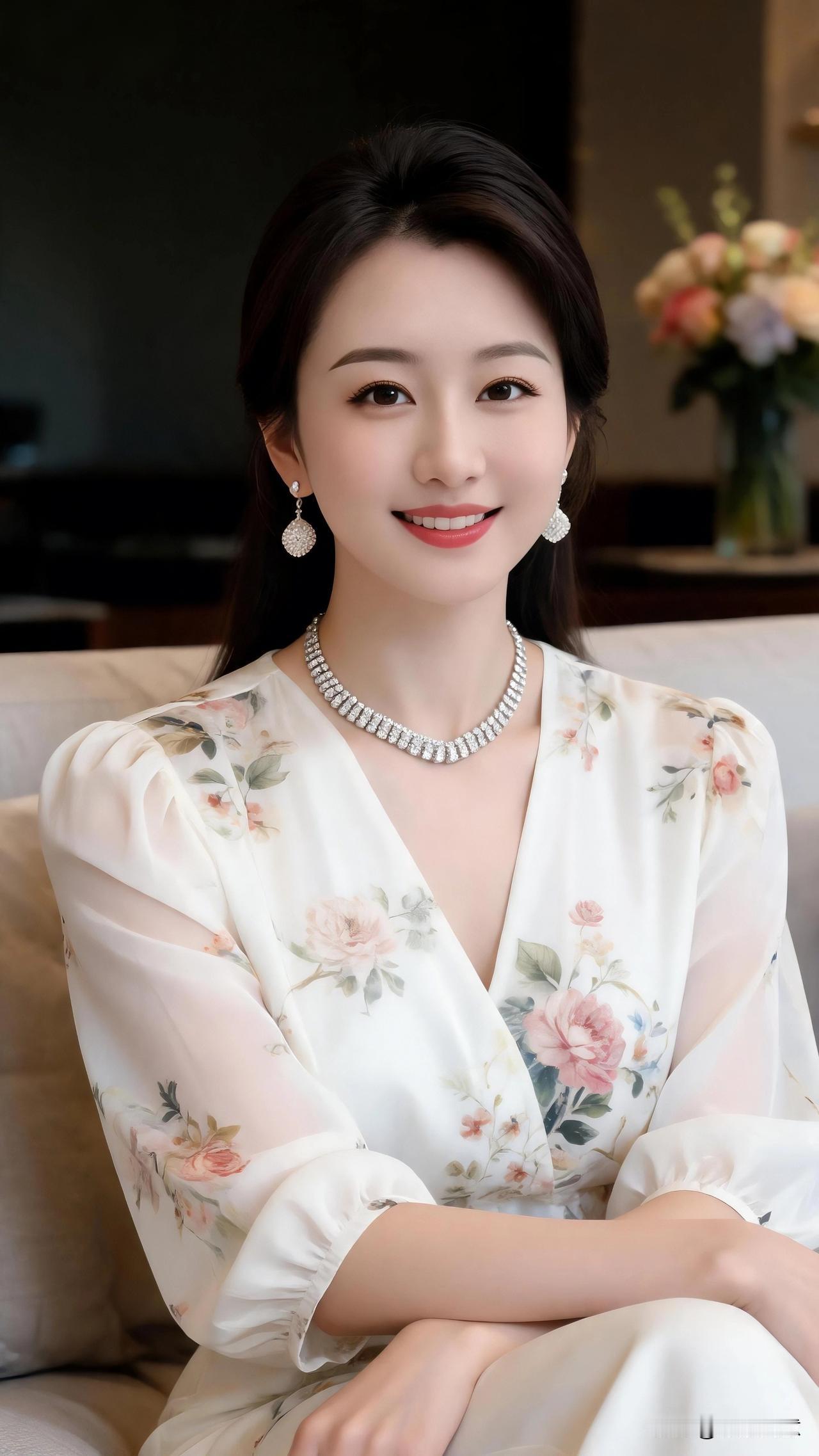 温柔碎花氛围感穿搭，柔和的花色衬出温婉气质，居家松弛感拉满，从容自在，简单也能穿