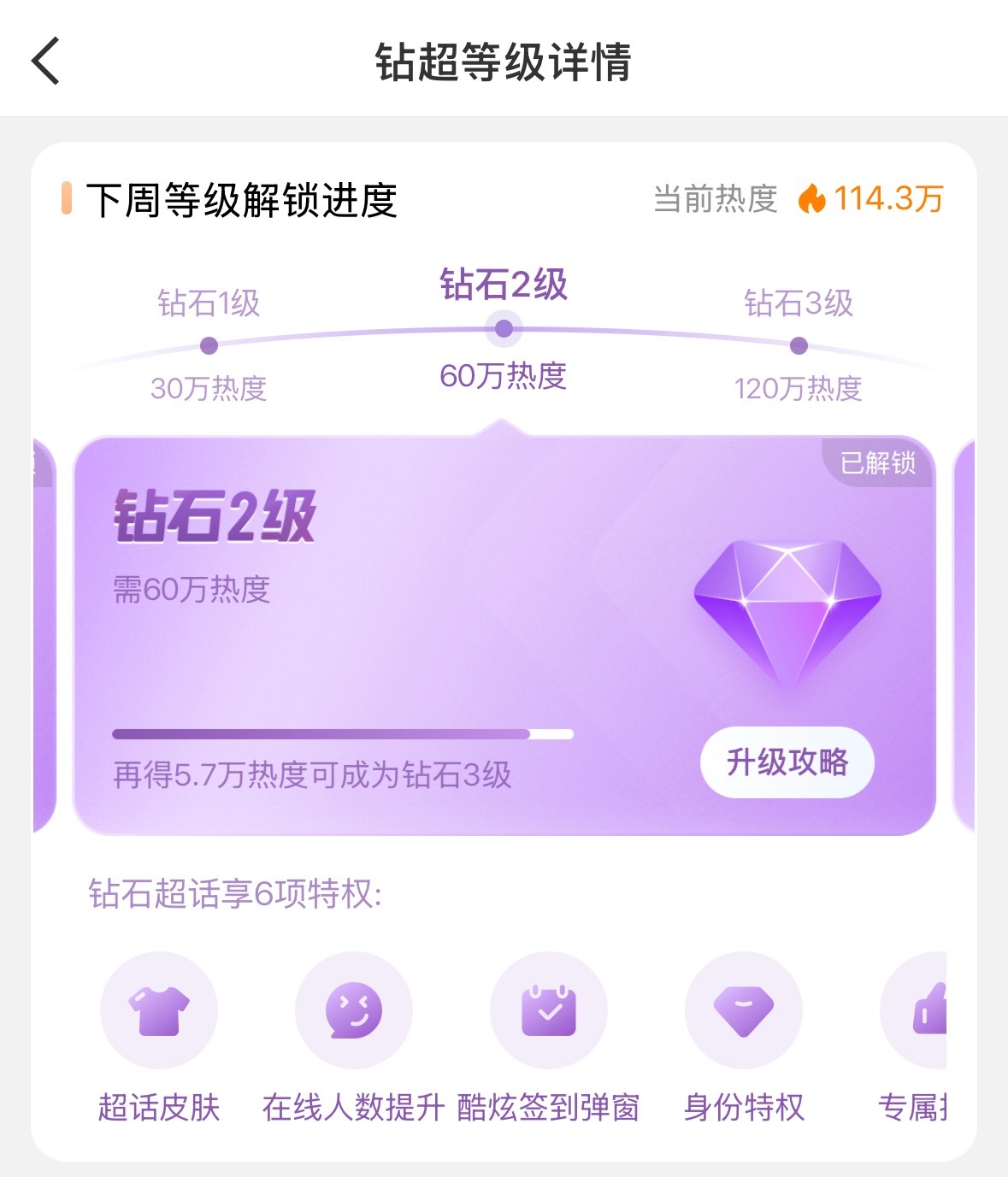 虞书欣 距离钻三超话还差5.7w热度值🔥今天是周日 本周计算热度的最后一天大家