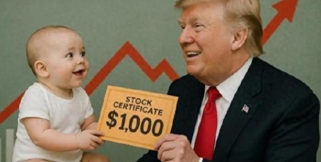 特朗普扔出一个新方案，直接对着全美国的产房！计划很简单：只要是新生儿，就给开个专