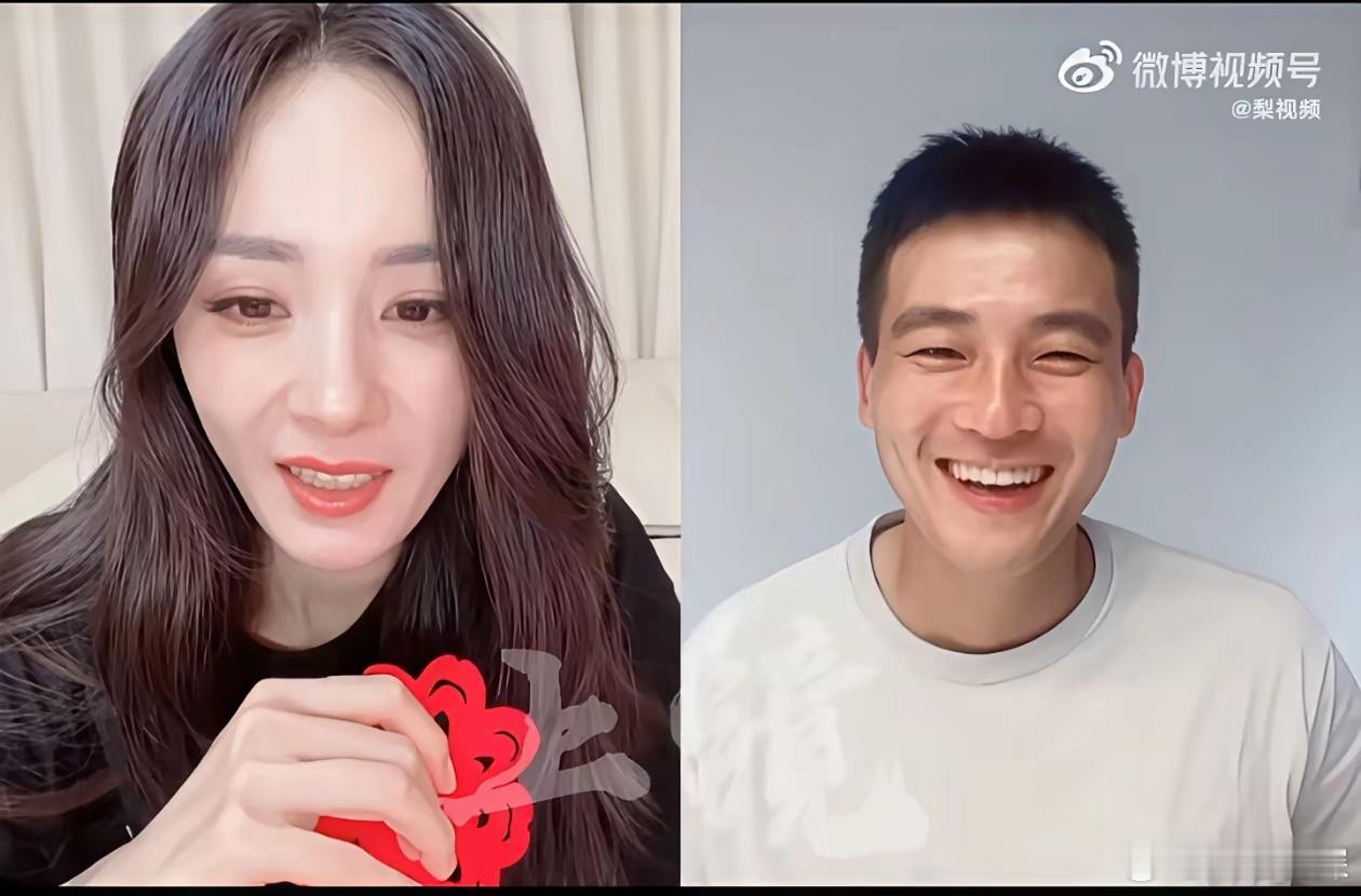 真是从剧里磕到了现实里，杨幂和欧豪直播连线，欧豪说“女神突然躺你炕上”也吓坏了​