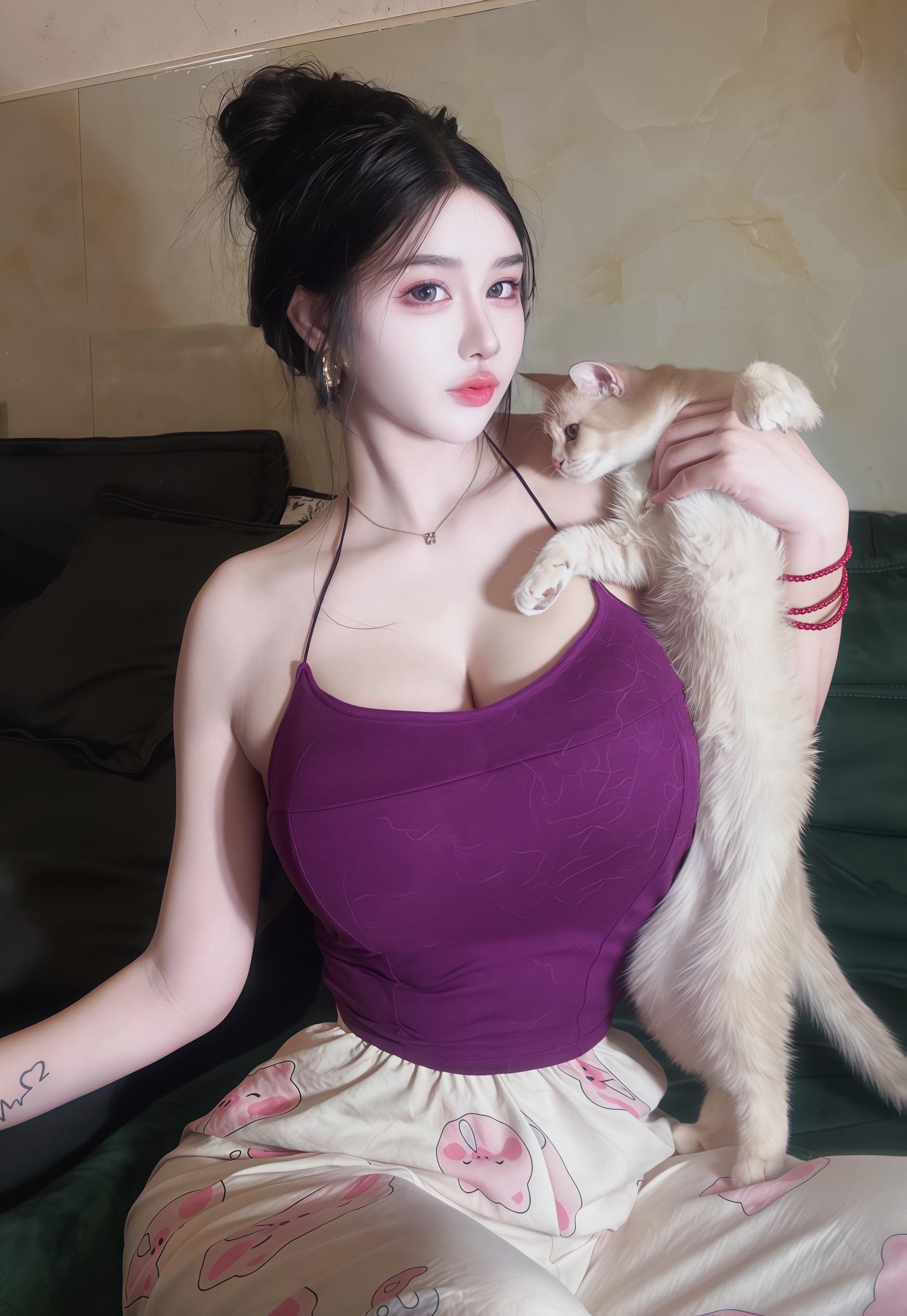 小猫喜欢谁就黏着谁 你也是吗？