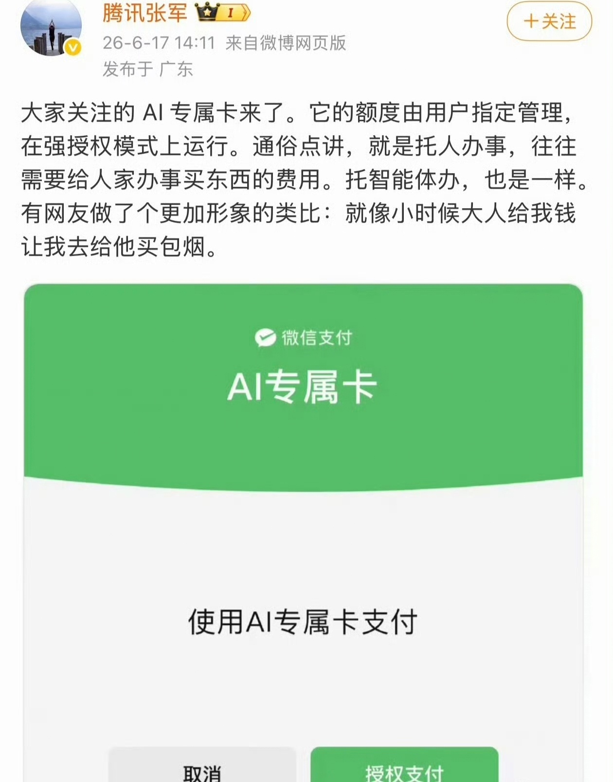 AI支付现在的AI不光能写文案，现在还能帮我花钱了？？