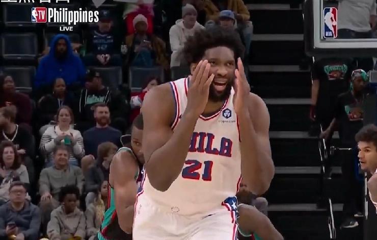 谋朝篡位！NBA76人力擒灰熊，大帝恩比德不复当年，28投仅11中，34分+10