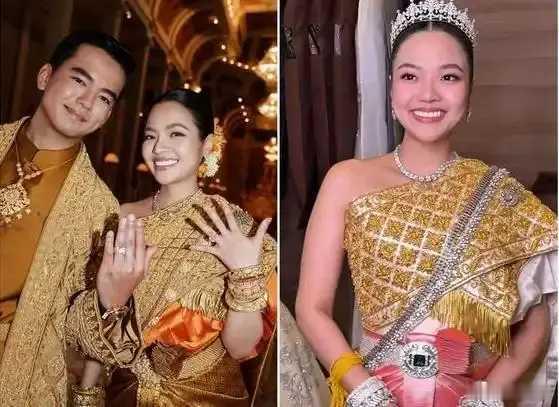 柬埔寨公主大婚蓬索雷亚克公主在2020年从北京对外经济贸易大学国际贸易专业毕业后