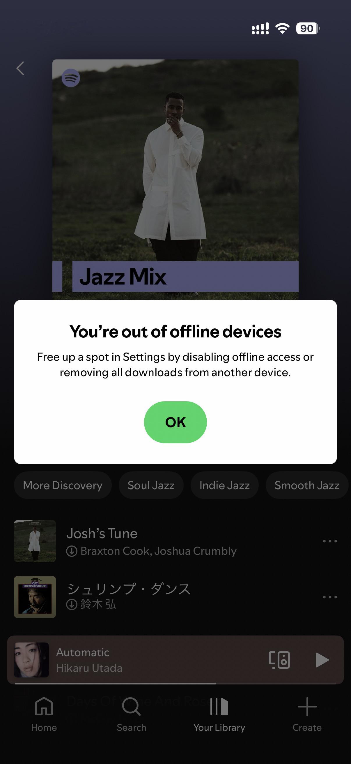 被 Spotify 搞崩溃了。已经在网页上 log out everywhere