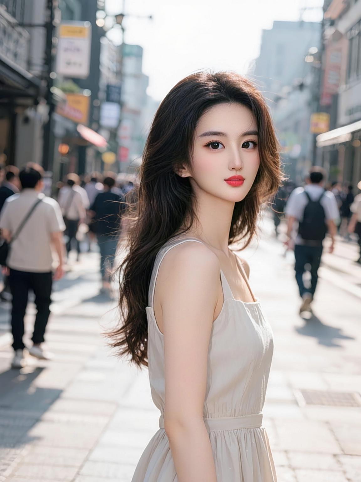 街头随拍 今日分享 美妆 抖音推广 魅力女人