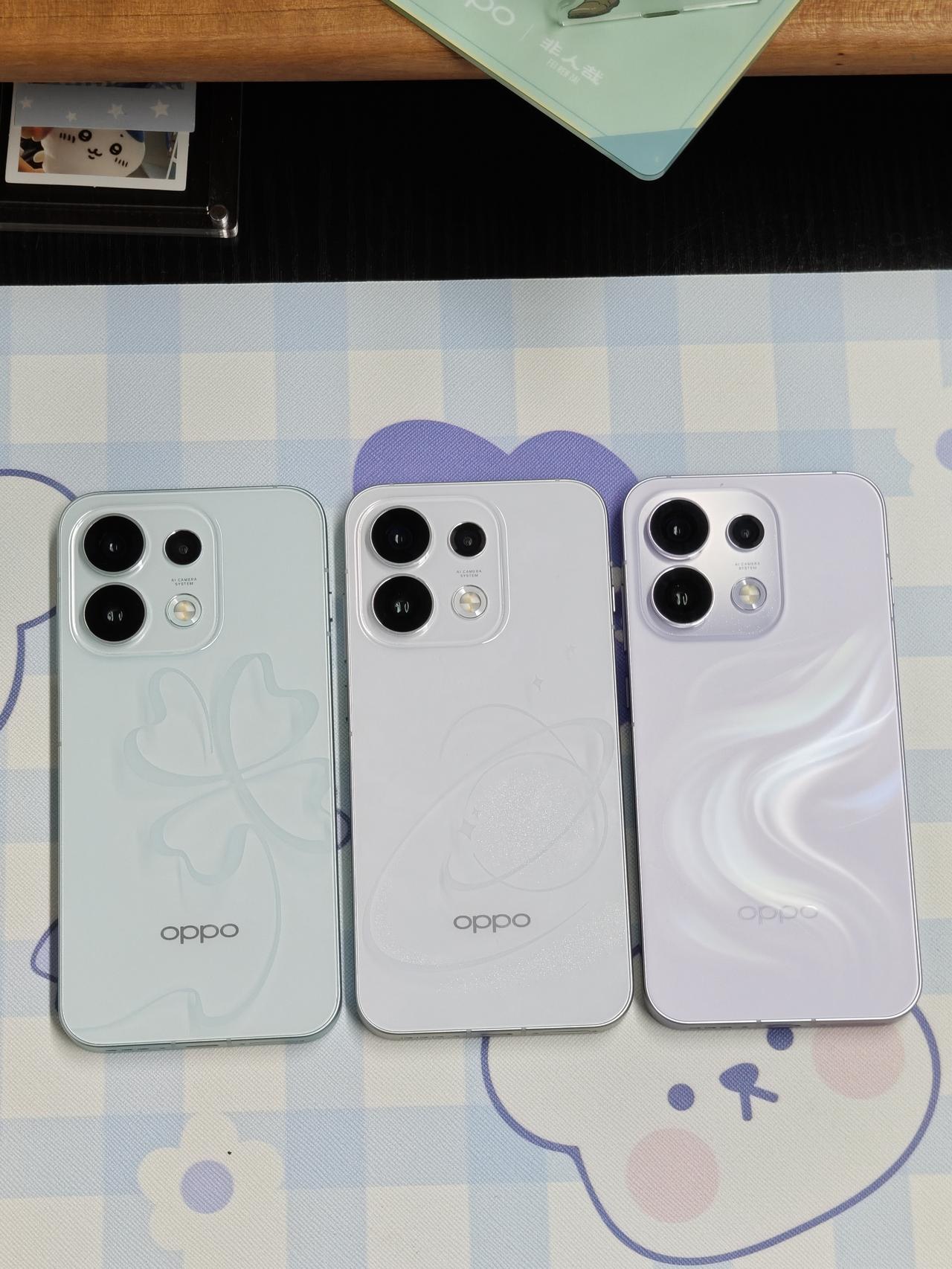 新增绿色！你喜欢OPPO Reno16哪个颜色？
我以为Reno16的白色和紫色