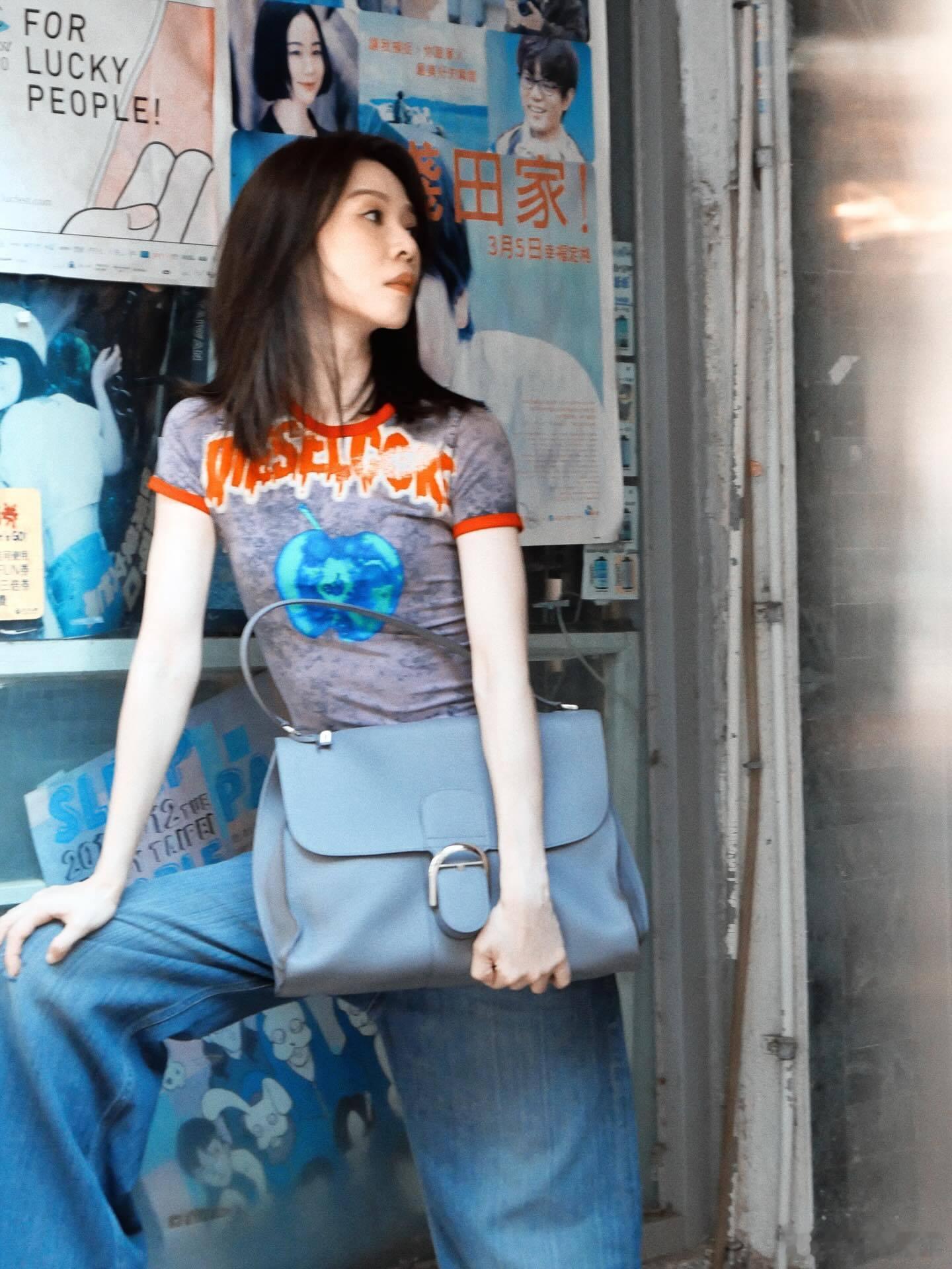 谢盈萱的街头风拍摄📸️台女的松弛感，不必多言。 ​​​