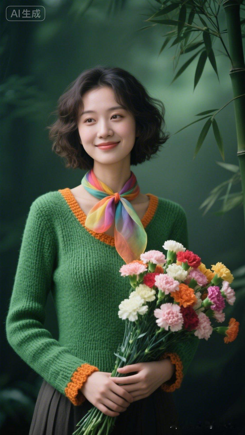 春日花束，温暖笑容，自然之美！