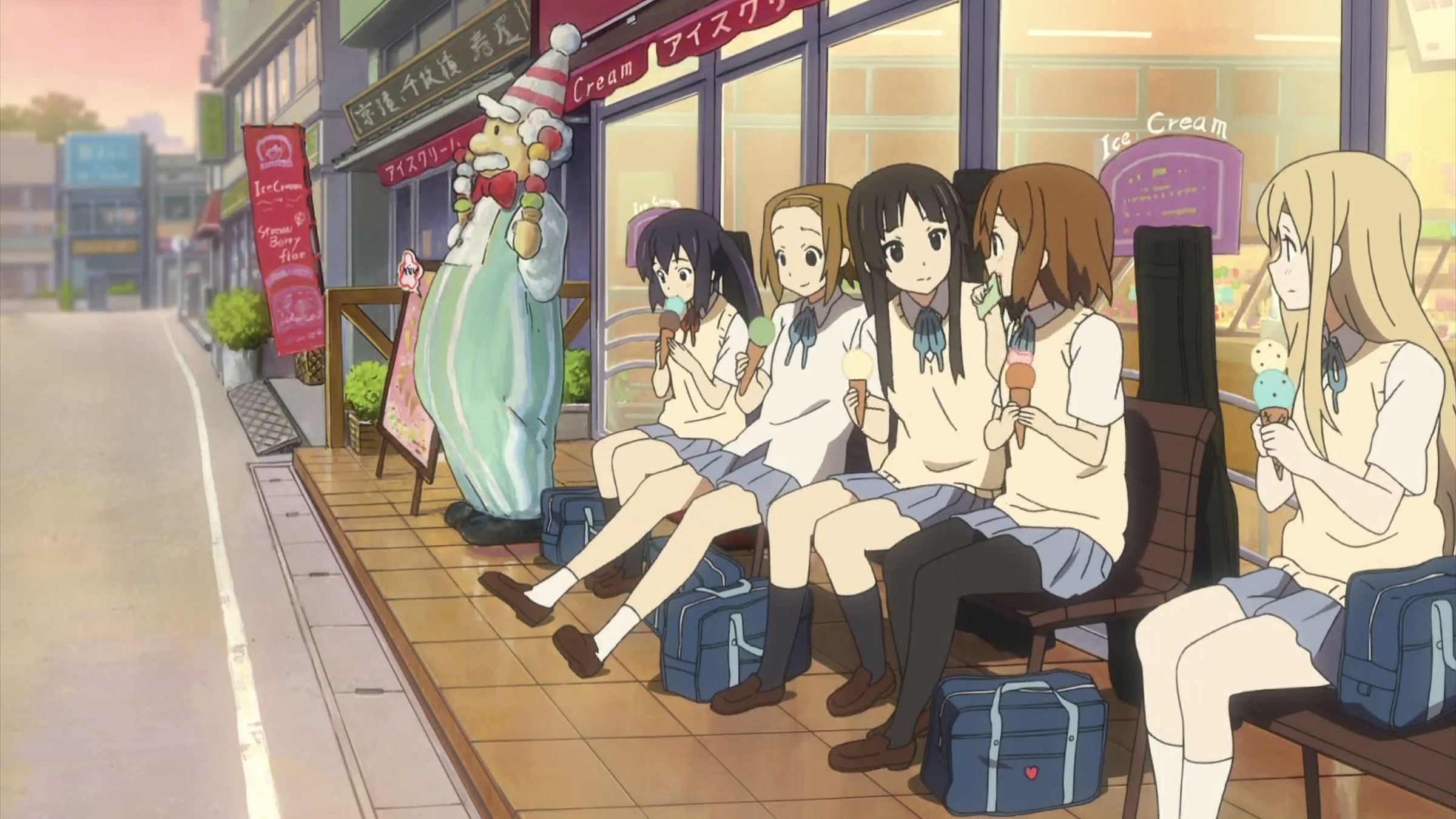 轻音少女 小女孩们的同框～📸 