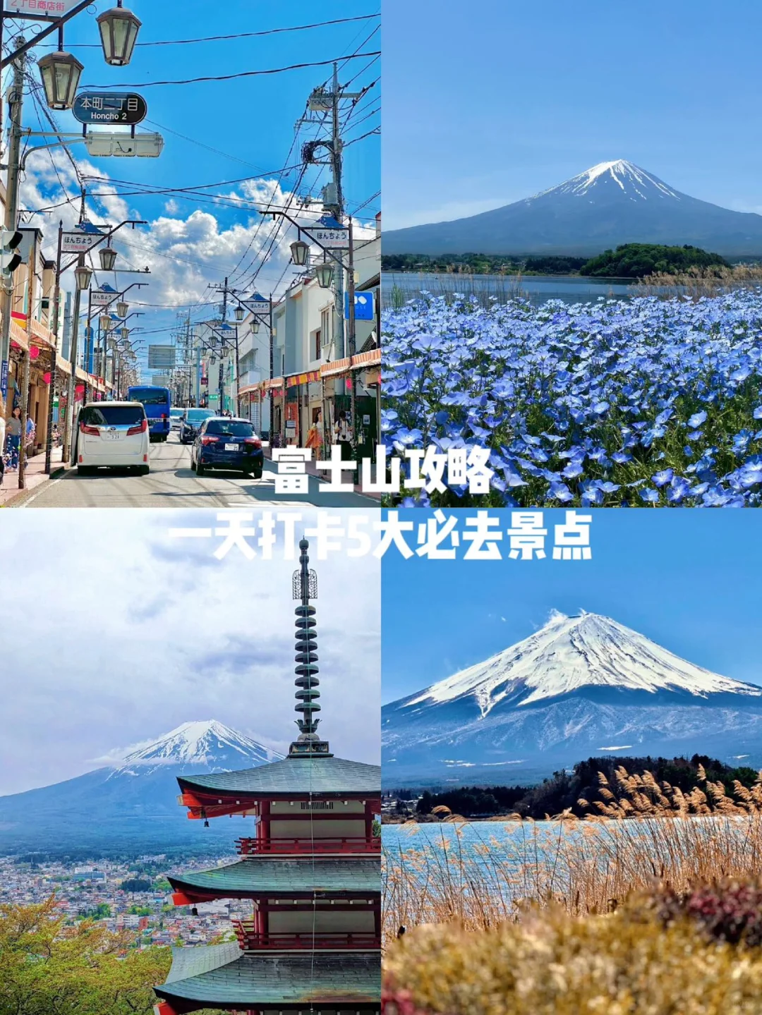 🗻东京一日往返富士山！拜托按这条线路走!