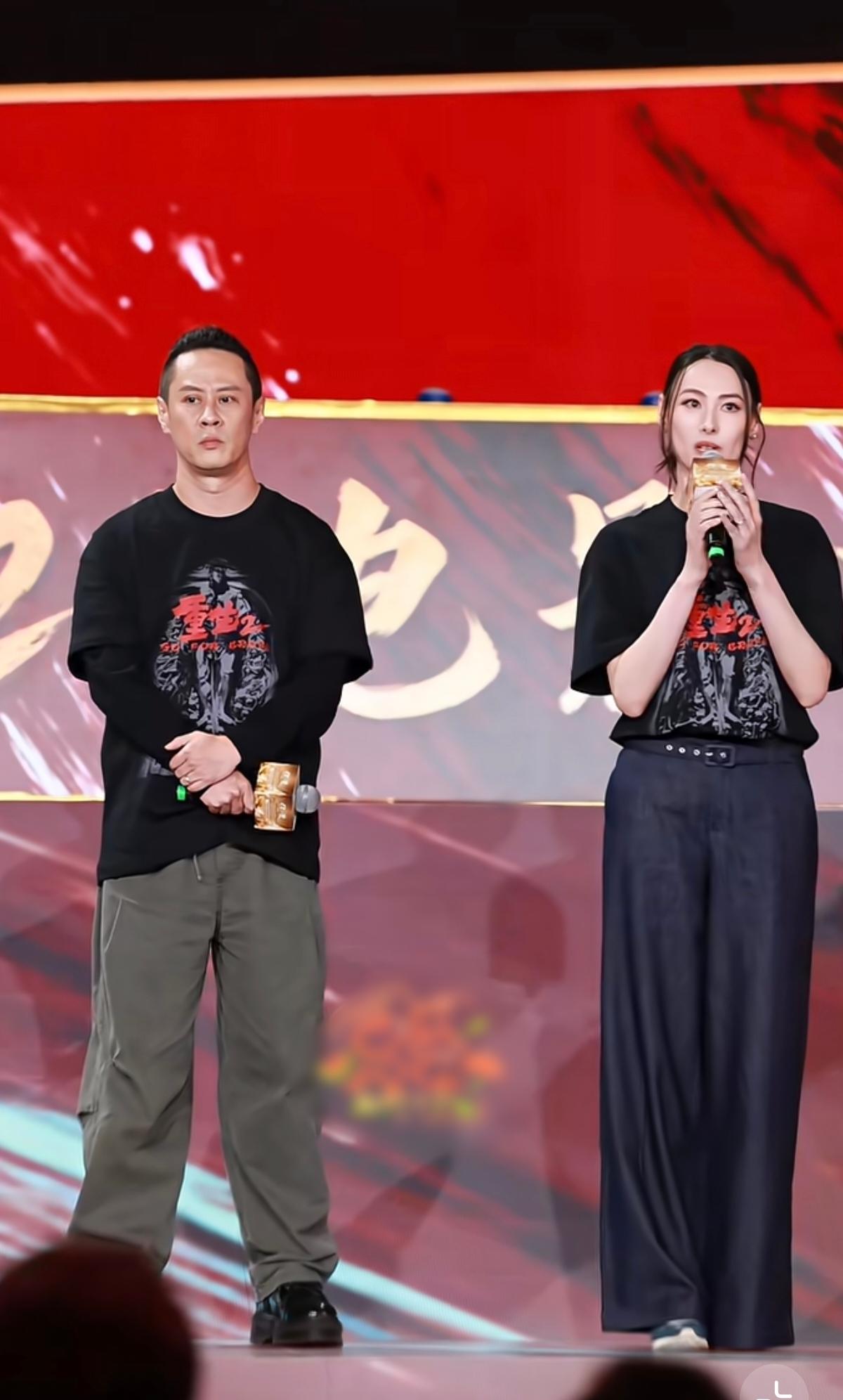 9月24日，梁洛施与新男友马浴柯一起宣传男友的新电影《重生2》，梁洛施状态很好，