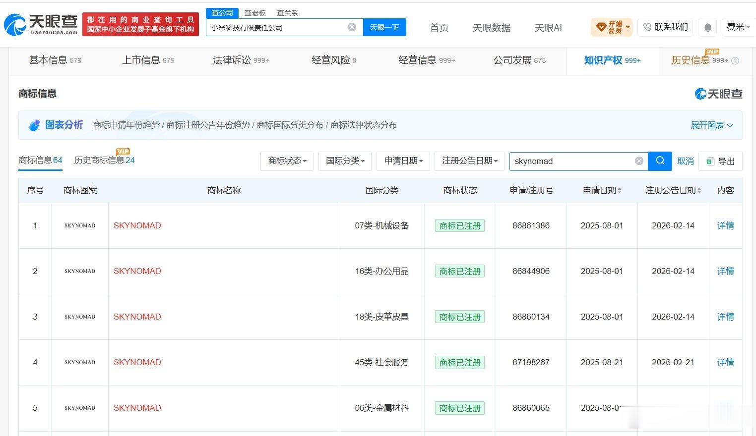 【小米已注册澎程关联商标】小米已注册澎程英文名商标据媒体报道，近日，小米展出了一