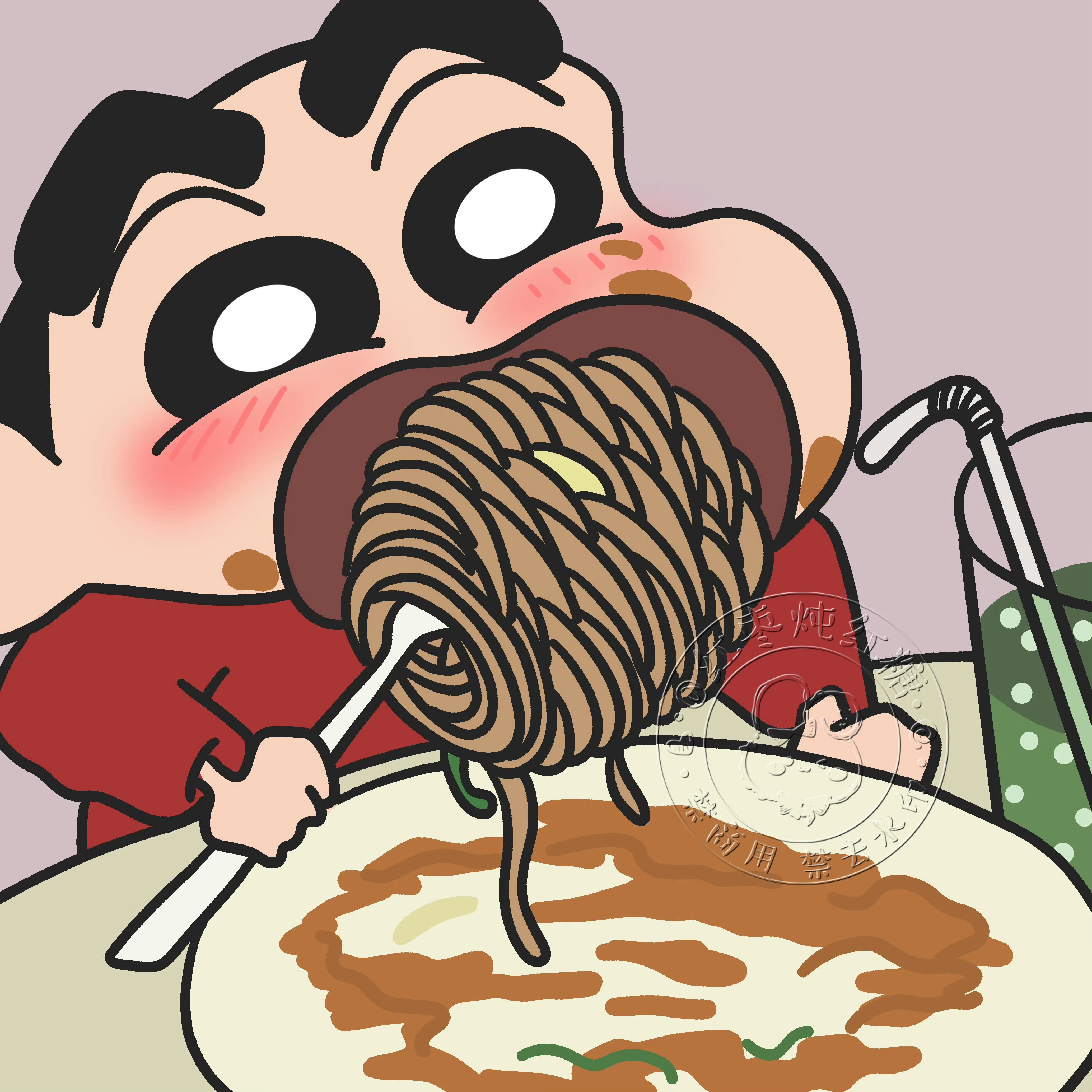 “你爱我什么啊？” “爱你那好好吃饭的样子”蜡笔小新动漫吃饭篇 蜡笔小新  礼拜
