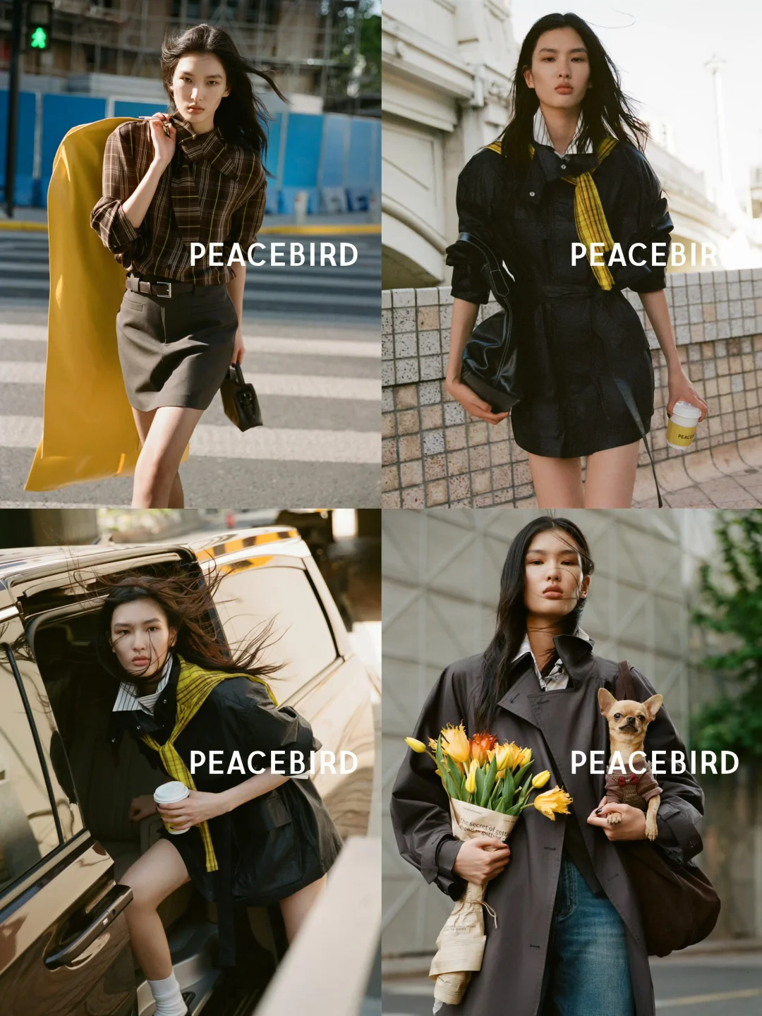 欧阳颖✖️PEACEBIRD形象大片