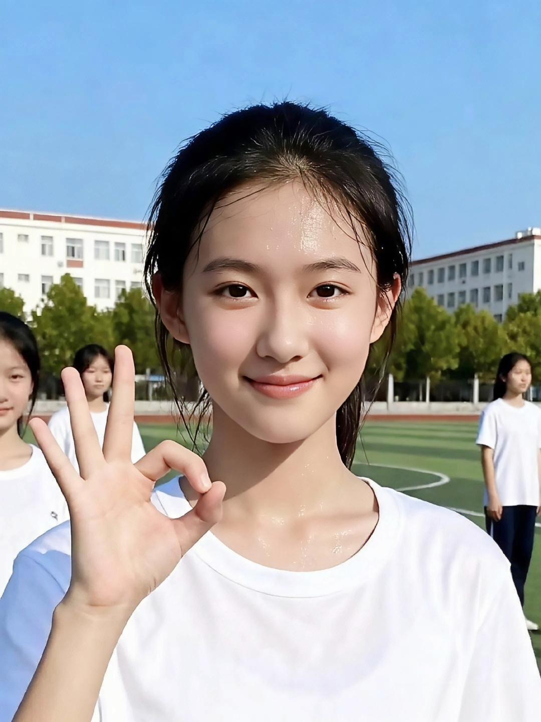 不必问少年的花期有多久
此刻的明亮，已足够把岁月浸透
像蝉鸣落在发烫的跑道
你站