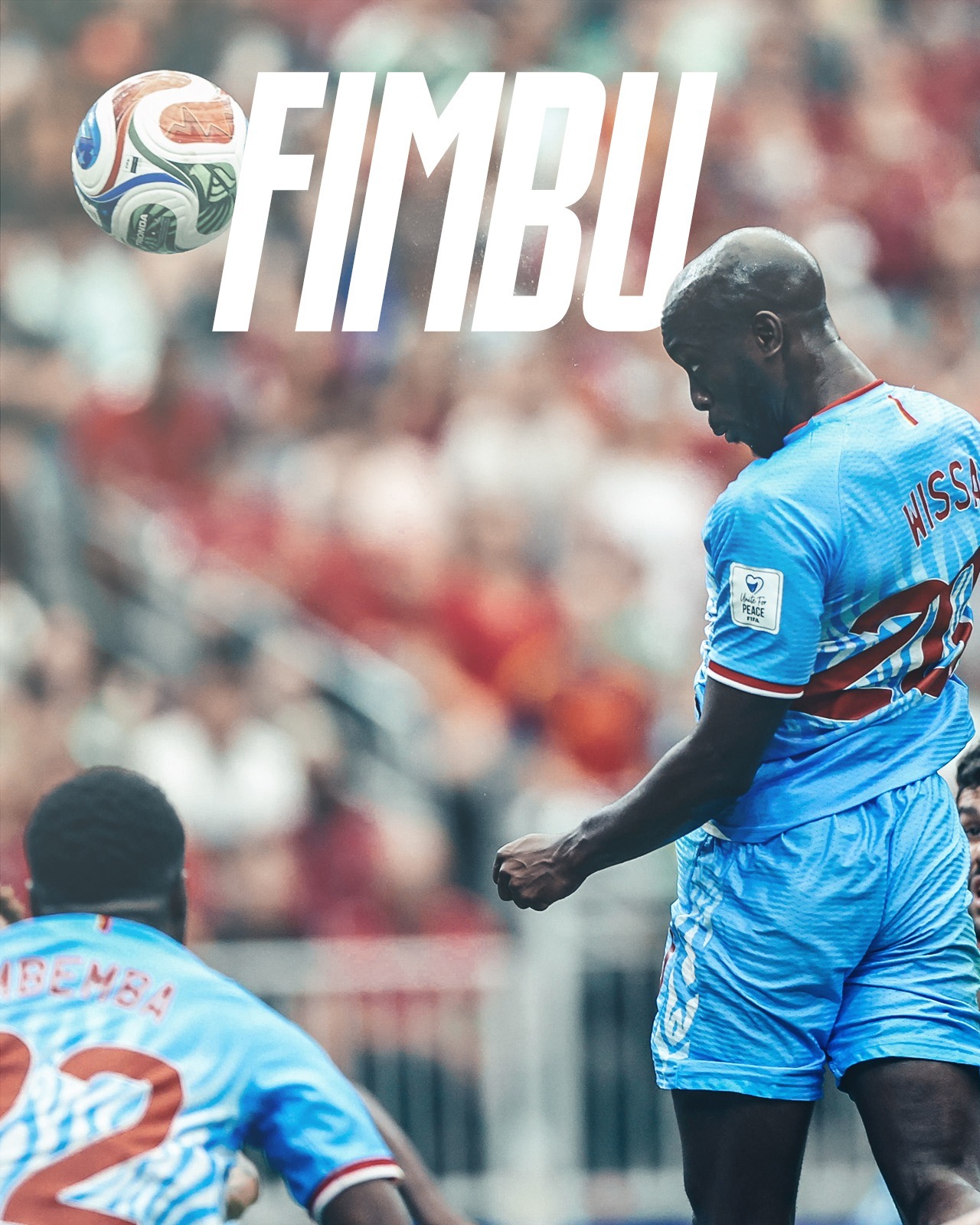 🇨🇩 足以载入刚果民主共和国史册的进球⚽️ 这粒头球由前洛里昂球员维萨顶进法