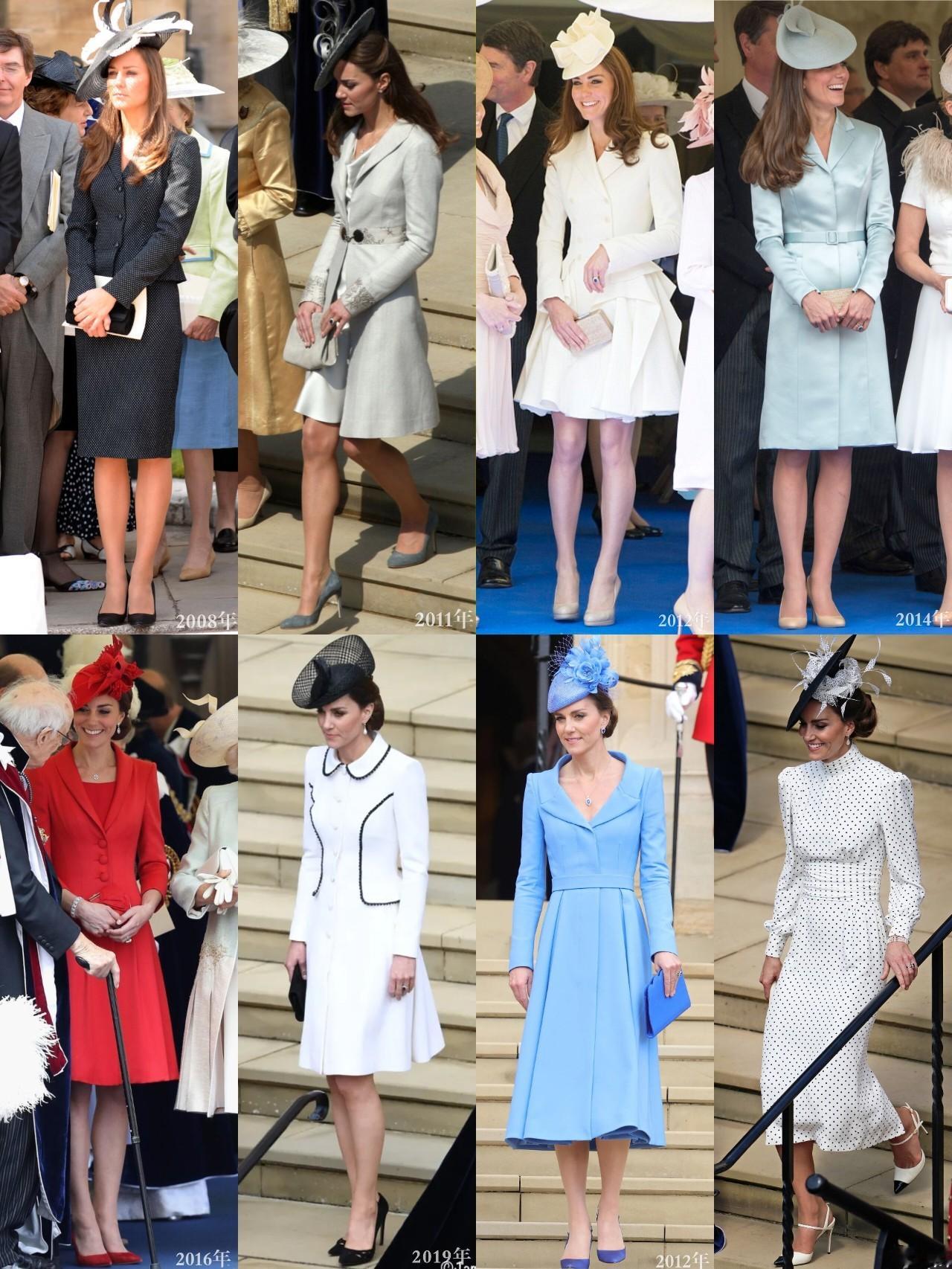一年一度嘉德日~刷一篇凯特以往嘉德日穿搭[威武]katemiddleton[超话