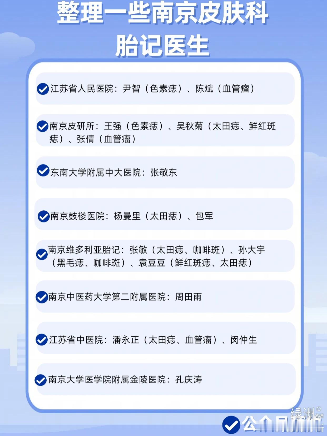 过来人，整理一些南京皮肤科胎记医生 过来人，整理一些南京皮肤科胎记医生坐标南京，