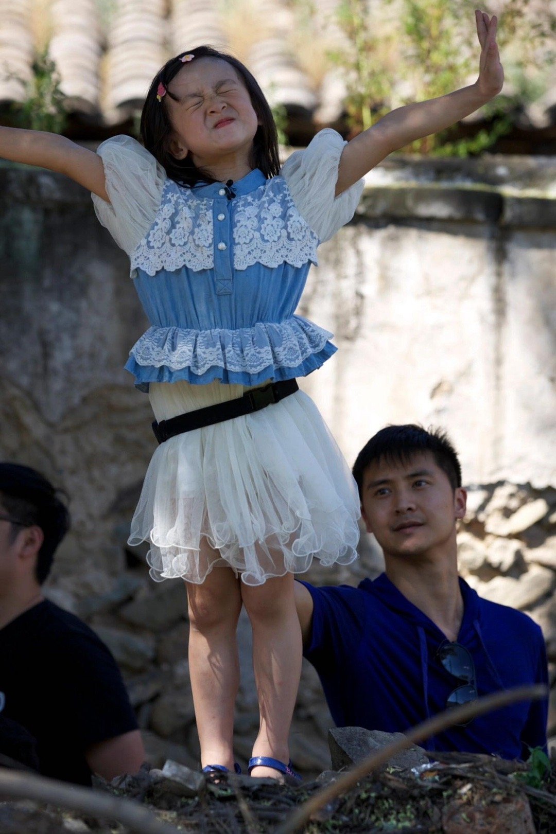 #田亮叶一茜模仿打网球好默契#看他们的互动真的是好恩爱呀，甜蜜是他们的，狗粮是我