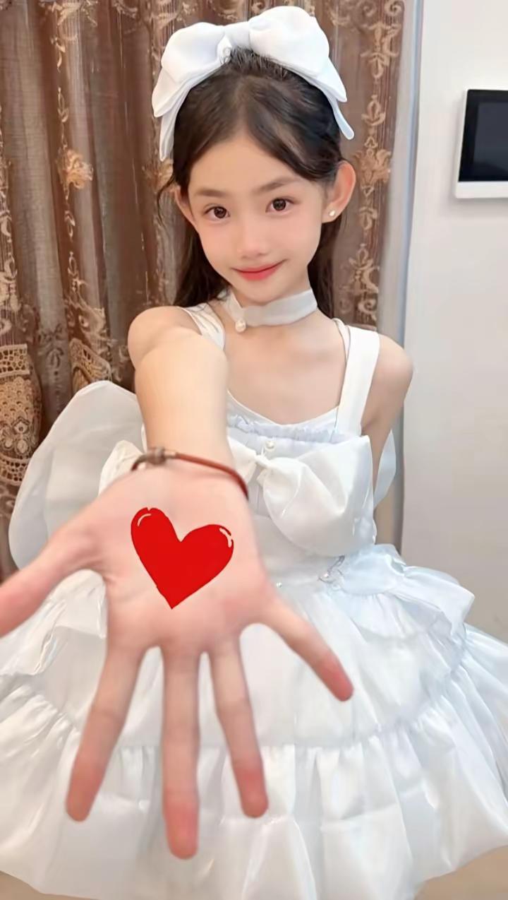 今日是美美小公主！➡️@小予姐姐 @小予酱 蝴蝶结造型可爱 公主裙造型 小天使l