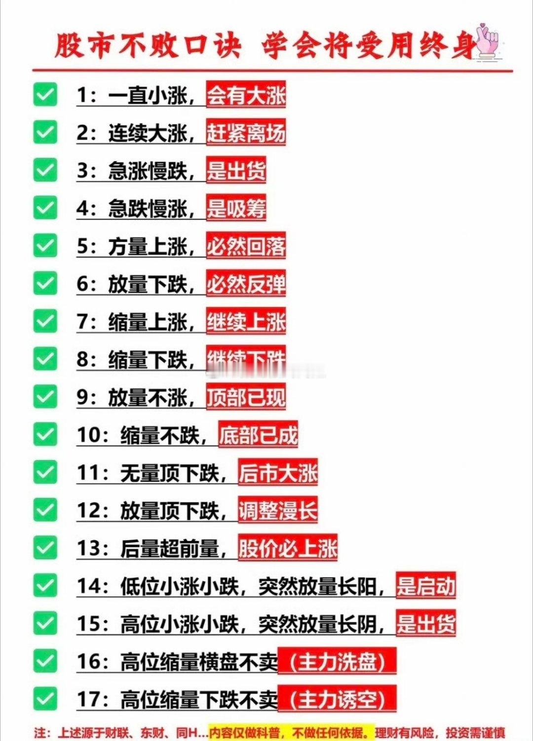 都说股市有不败口诀，学会能受用终身，还真有这么回事。很多散户总想着一夜暴富，跟风