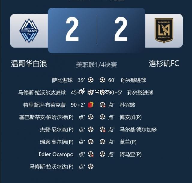 美职联1/4决赛，温哥华白浪坐镇主场不列颠哥伦比亚体育场对阵洛杉矶FC。上半场温