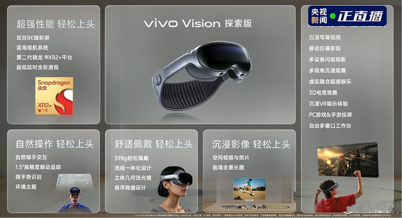 vivo成国内首个进军MR的手机品牌新品驾到vivo Vision探索版发布了！