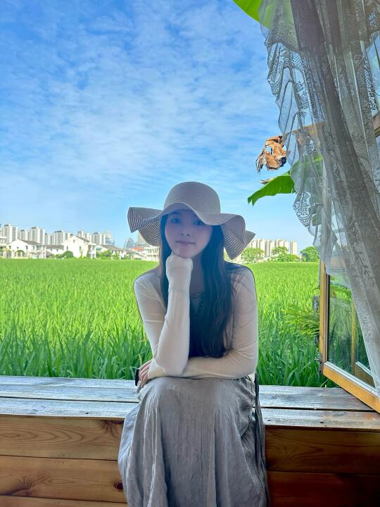绿色稻田里的夏天🍃