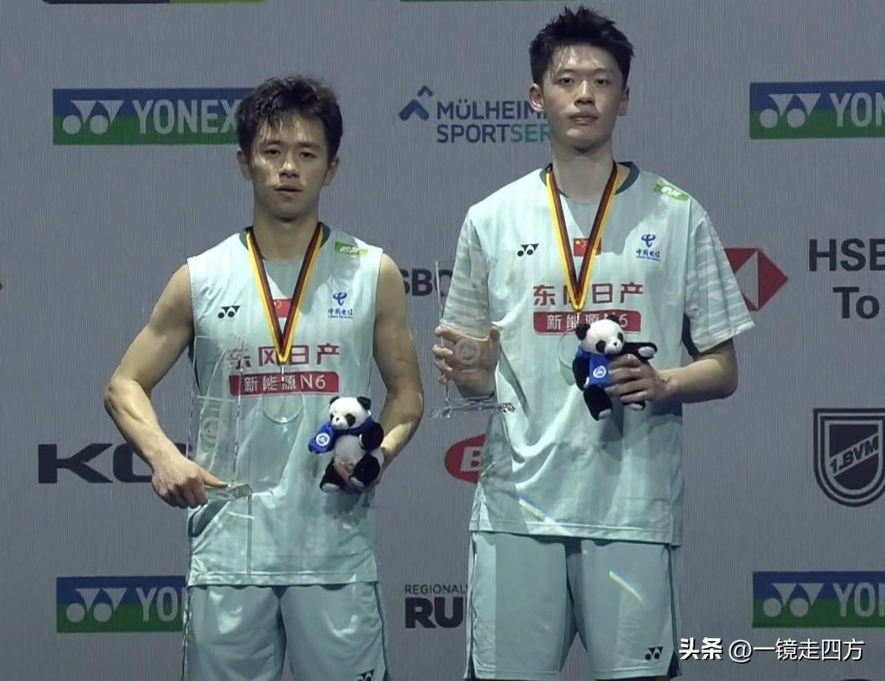 德国羽毛球公开赛落幕，中国队在决赛两场外战全部取胜，加上两场德比战，共收获4冠2