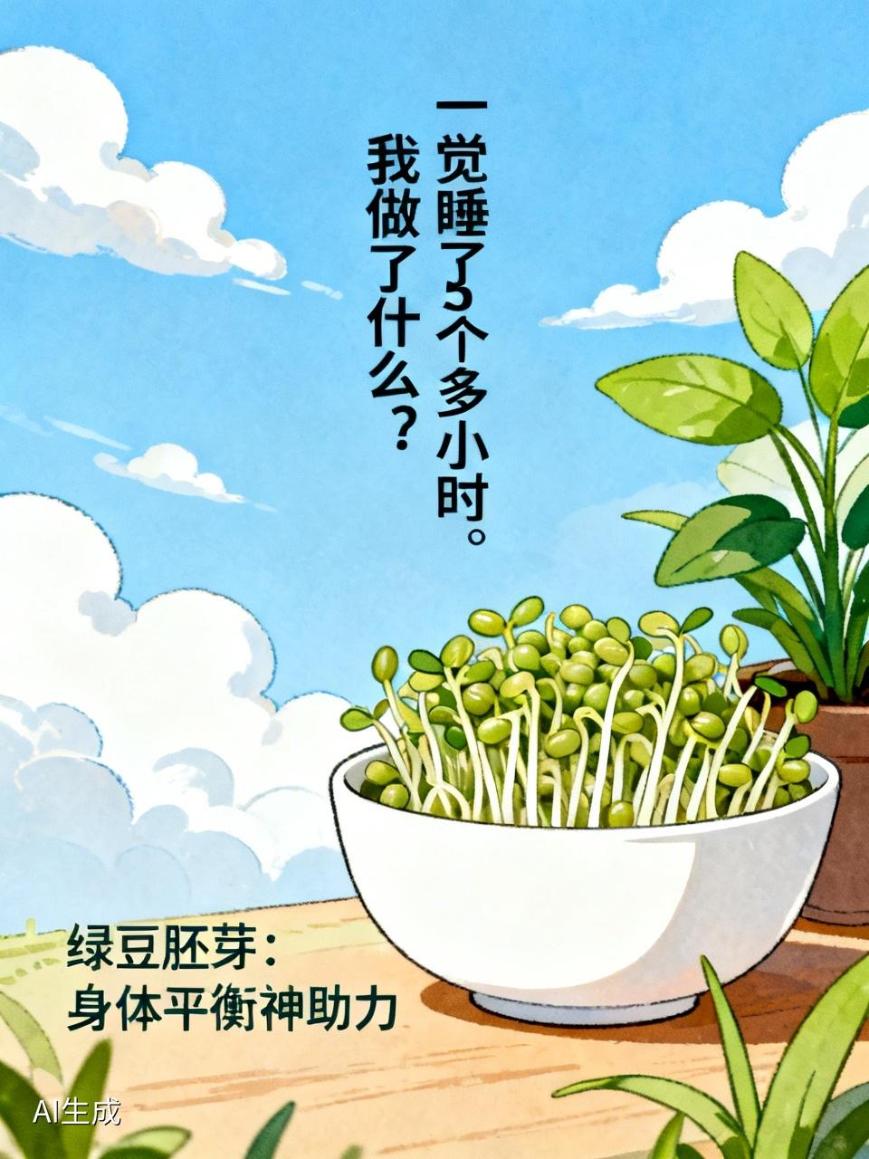 早上醒来 发现一觉睡了6个小时
总要问问自己 什么原因？
昨天中午和傍晚都吃了绿