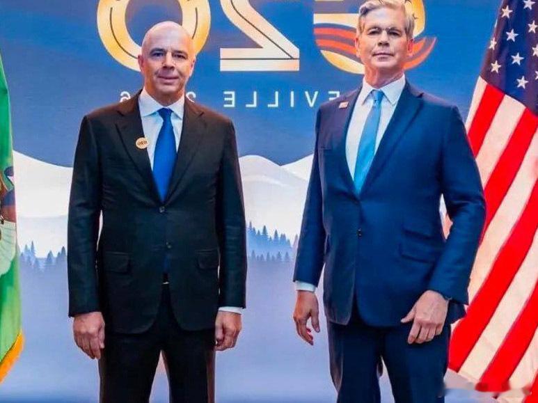 欧媒，美国特朗普总统让大递方面重新参加了g20。俄财长西卢安诺夫自战争开始以来首