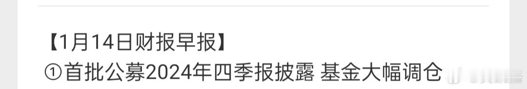 真相浮出水面，四季度公募基金大幅调仓，造成了市场大幅波动~~~所以股市最大的隐患