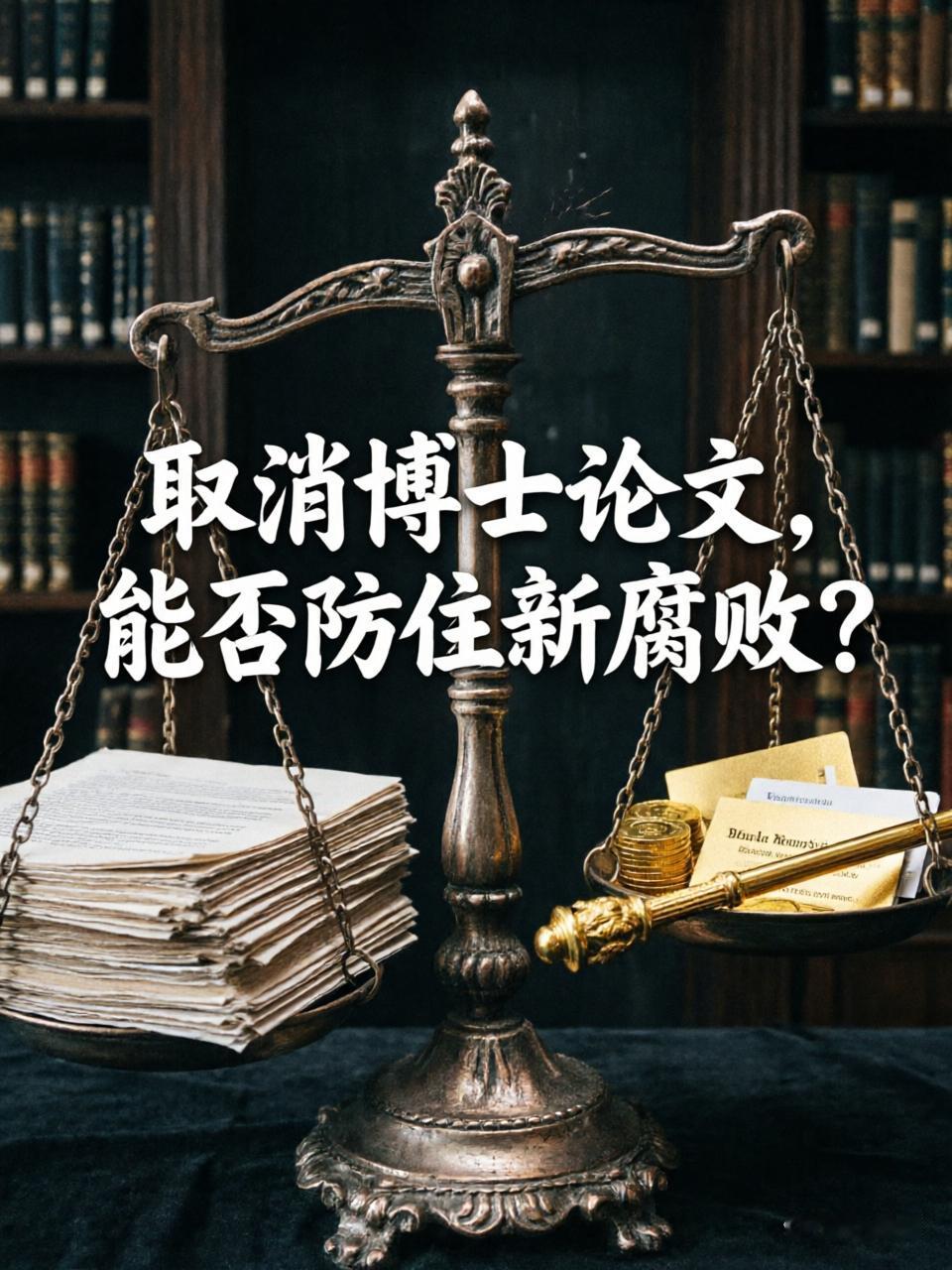 取消博士论文，能否防住新腐败？

破除“唯论文”的教育改革，初衷无疑是纠偏形式主