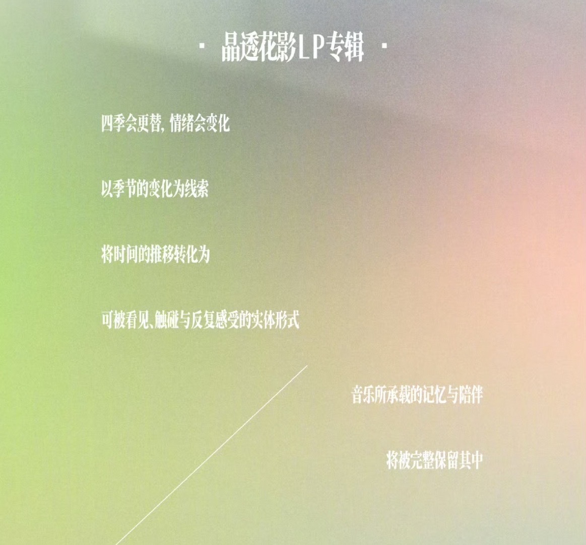 鹿晗四季专辑背后的故事文青又开始念念念了不如多发点鹿晗或者让鹿晗出镜介绍一下因为