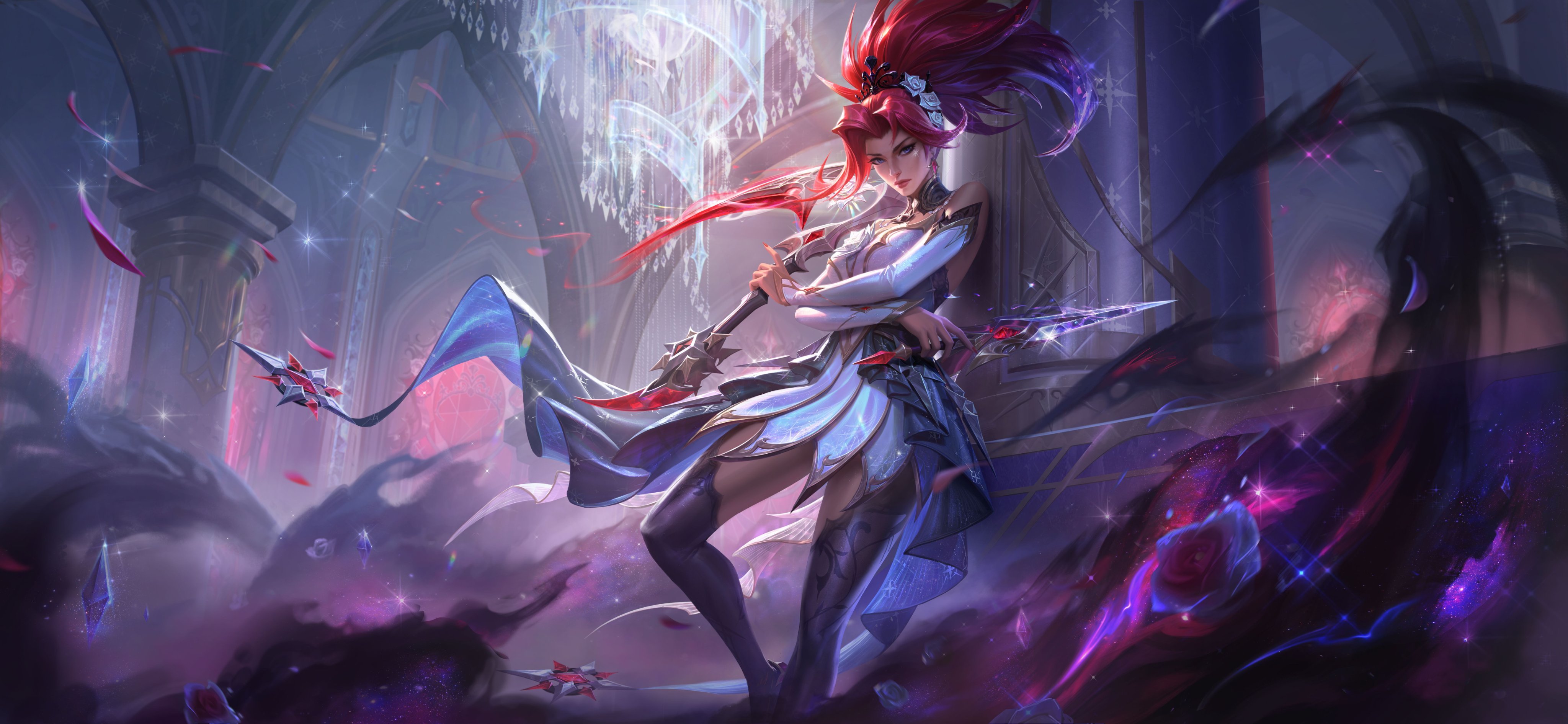 LOL手游水晶玫瑰系列皮肤修改更新（P1新版）英雄联盟