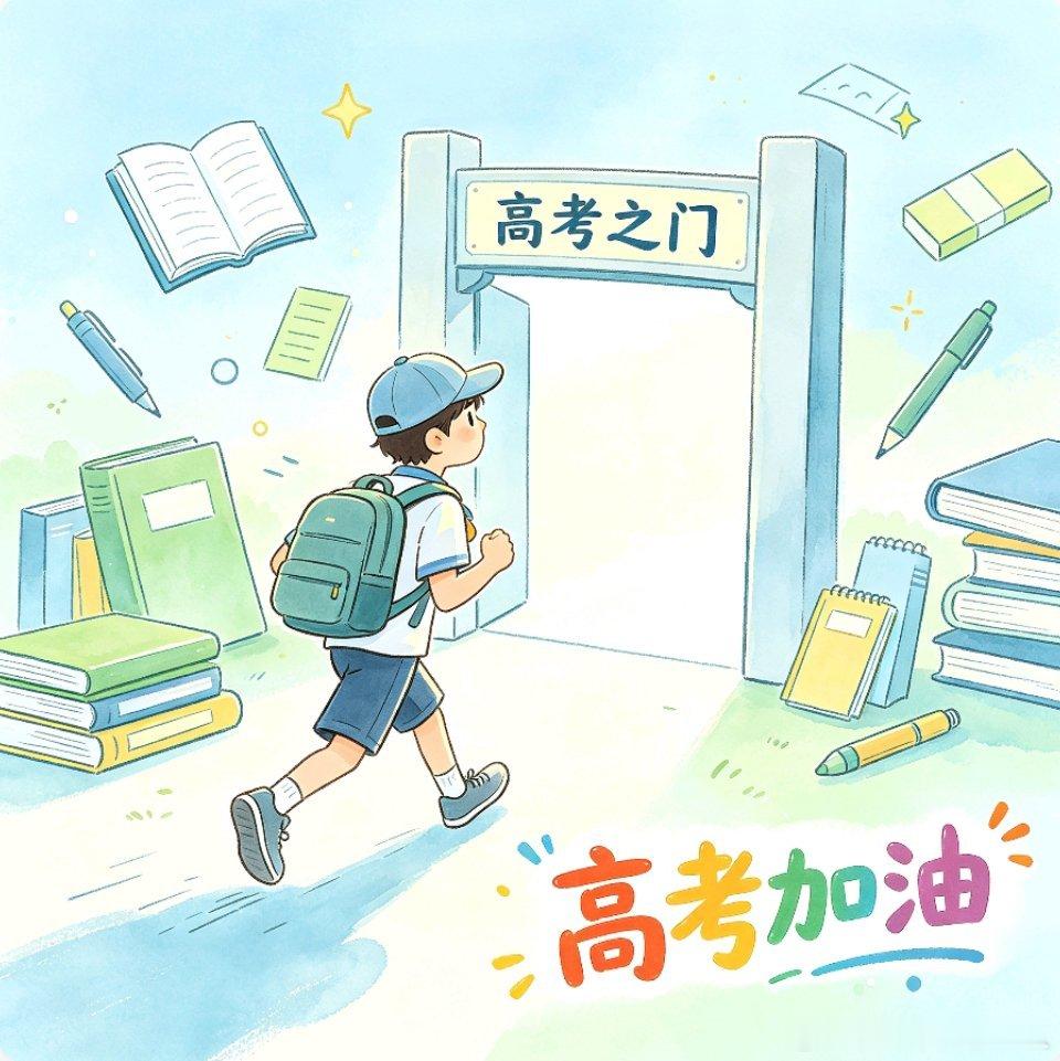 6.6周六晚安✨明天高考了祝愿全体高考学子：提笔从容自信，会的全答对、蒙的全都中