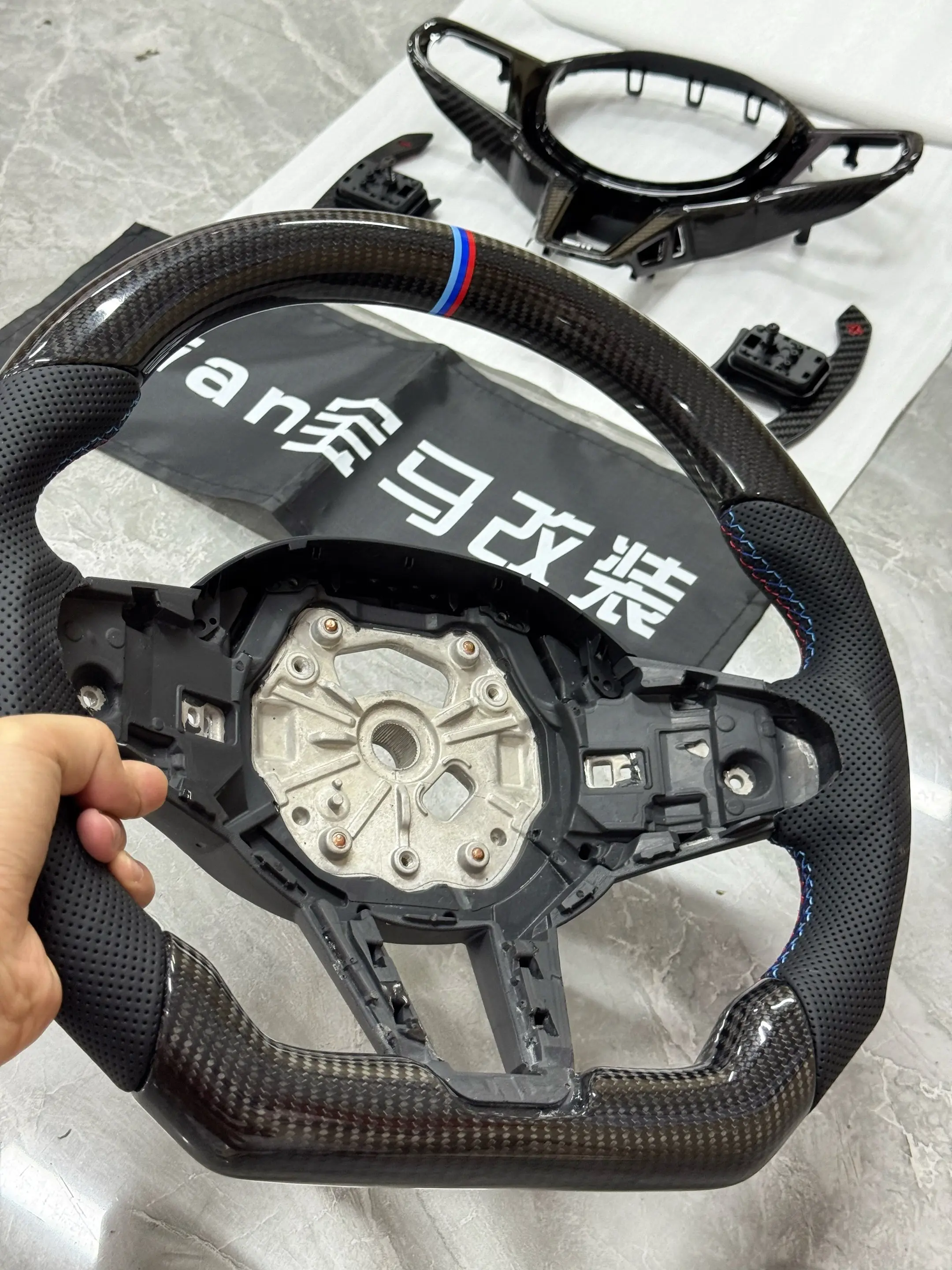 宝马cs方向盘真的是超绝颜值的存在