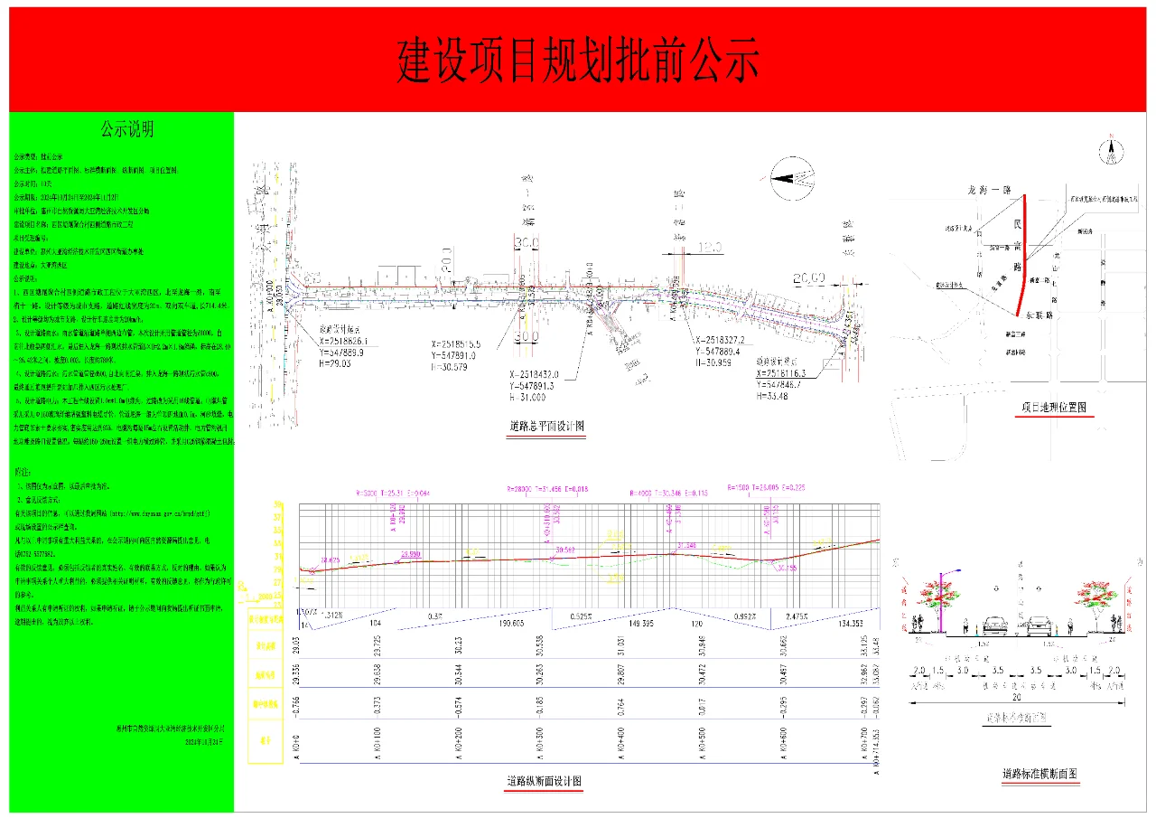大亚湾西区塘尾聚合村西侧道路