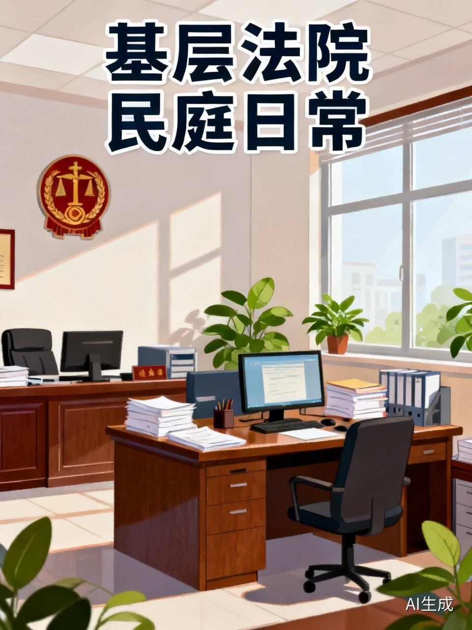 侄女在基层法院民庭工作，每日早出晚归，实行“五加二”“白加黑”的工作模式，收获了