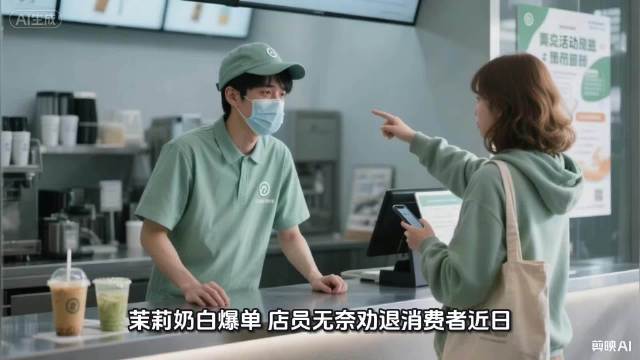 茉莉奶白大促爆单疯抢！海量订单压垮全国门店，店员忙到连轴转、根本做不完，无奈主动劝退顾客、紧急限流闭