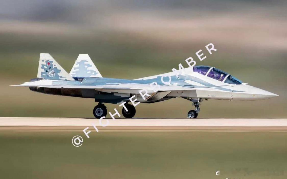 苏57日耳曼赢学全球武器装备盘点 据称苏57双座真机，图源Fighter bom