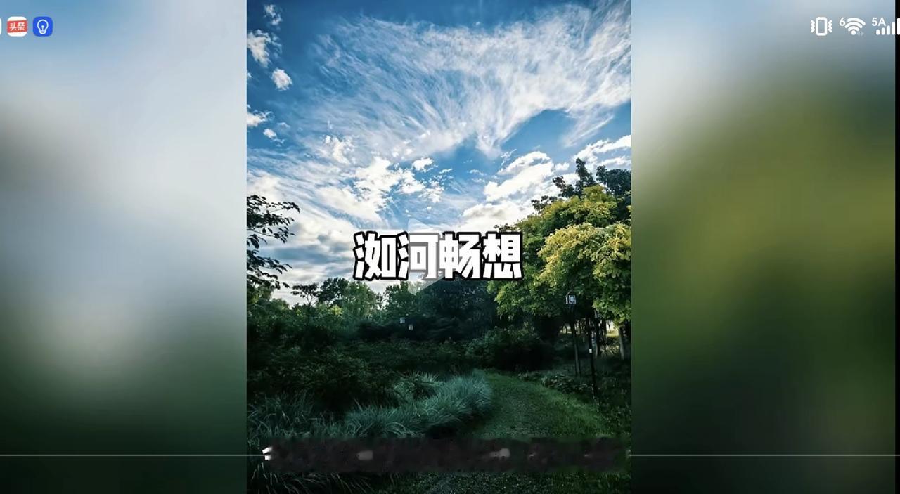 这是我为老局长视频《洳河畅想》
写的一篇文章：
洳河漫步看风光，
蓝天白云心舒畅