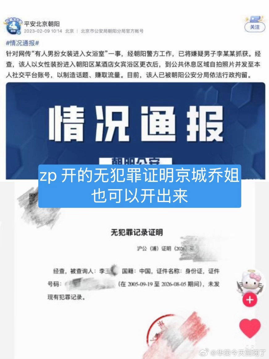 没别的意思，只是想说这就是一个什么人都能开出来的无犯罪证明。。 