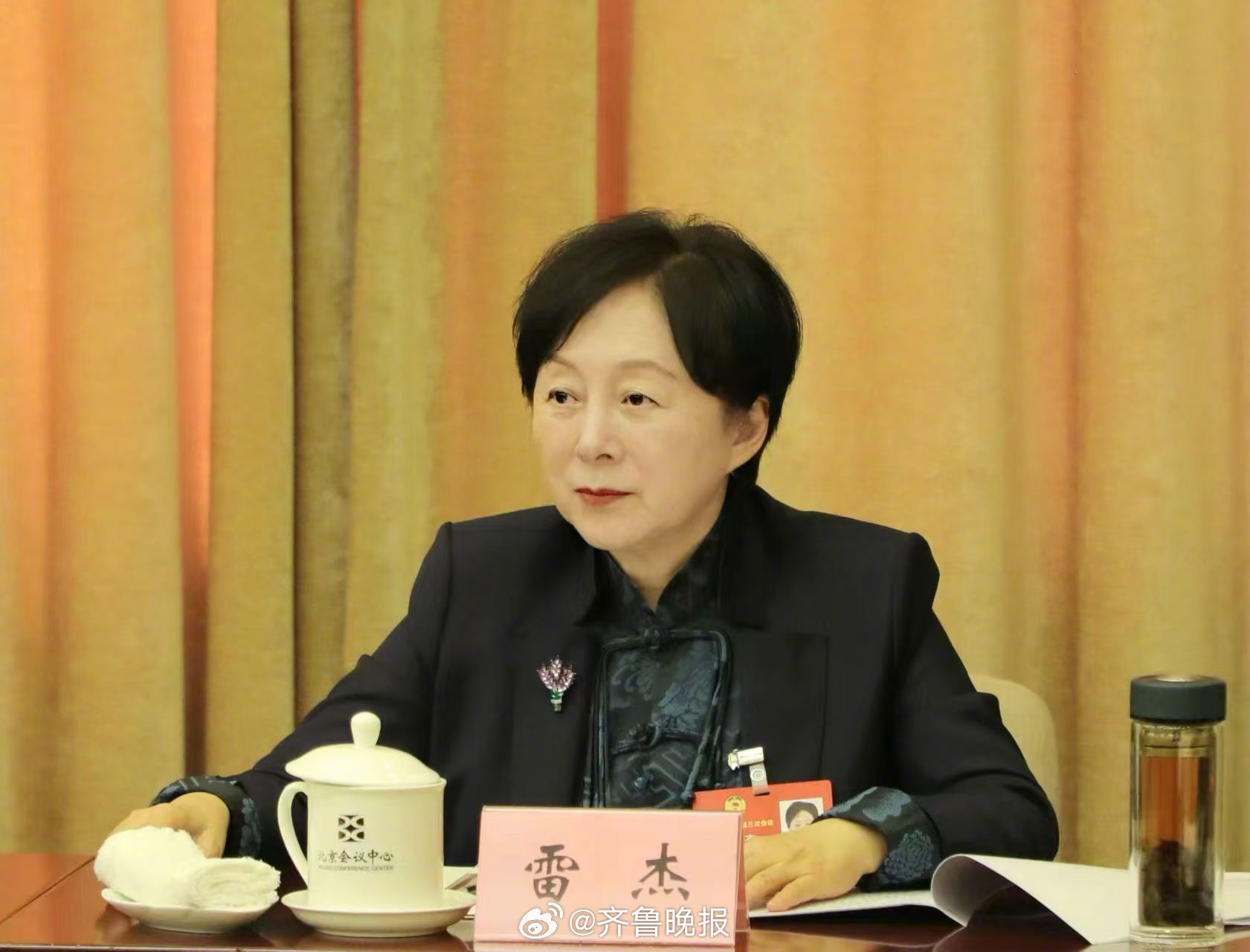 【全国政协委员雷杰在联组会上发言：#助力育龄女性就业创业#】3月6日，全国政协十