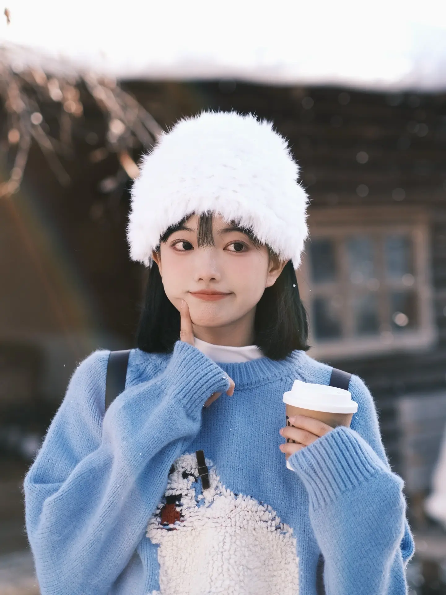 拍出氛围感 雪天拍照 富士相机 甜系女孩 我的摄影日记