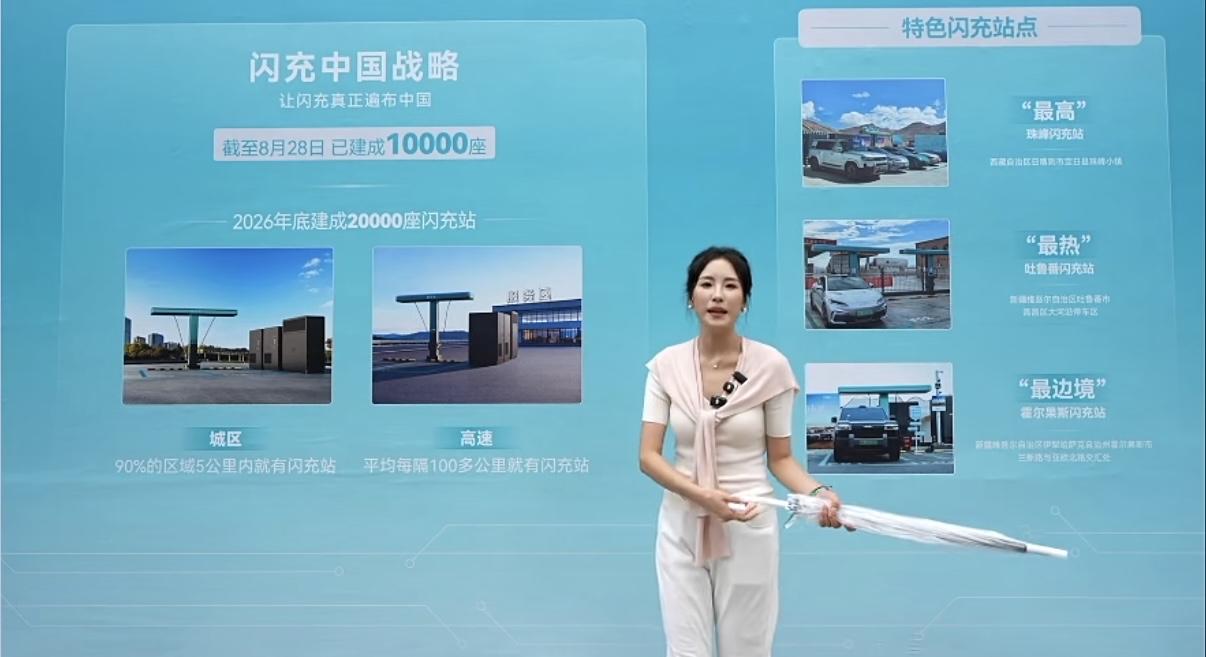 前些天看的时候，比亚迪闪充站才7000多座，没想到这就10000座了！建设速度真