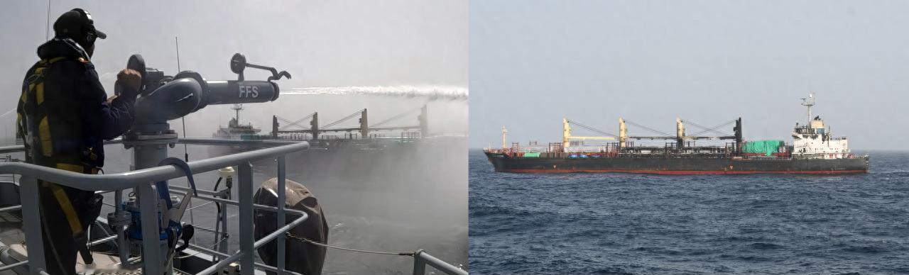 一艘中方货轮遭导弹袭击？巴基斯坦海军紧急出动，救下包括中国人在内的18名船员。难